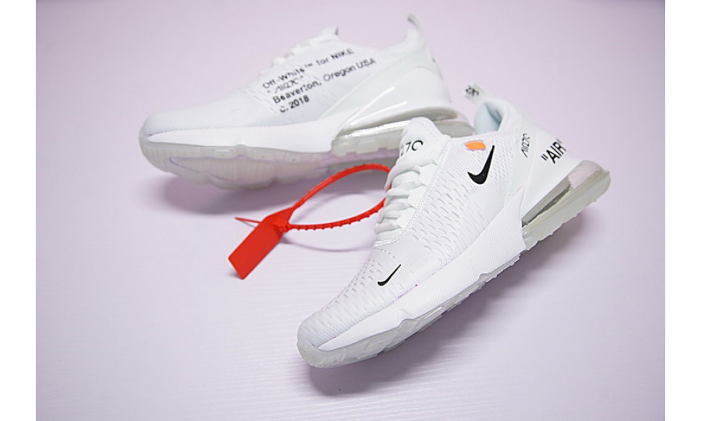 All white 270 air max best sale